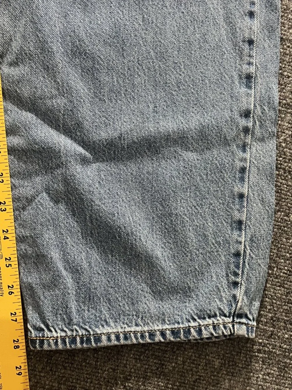 Levi's Baggy Dad Jeans Womens 29 Light Blue Wide-Leg Denim